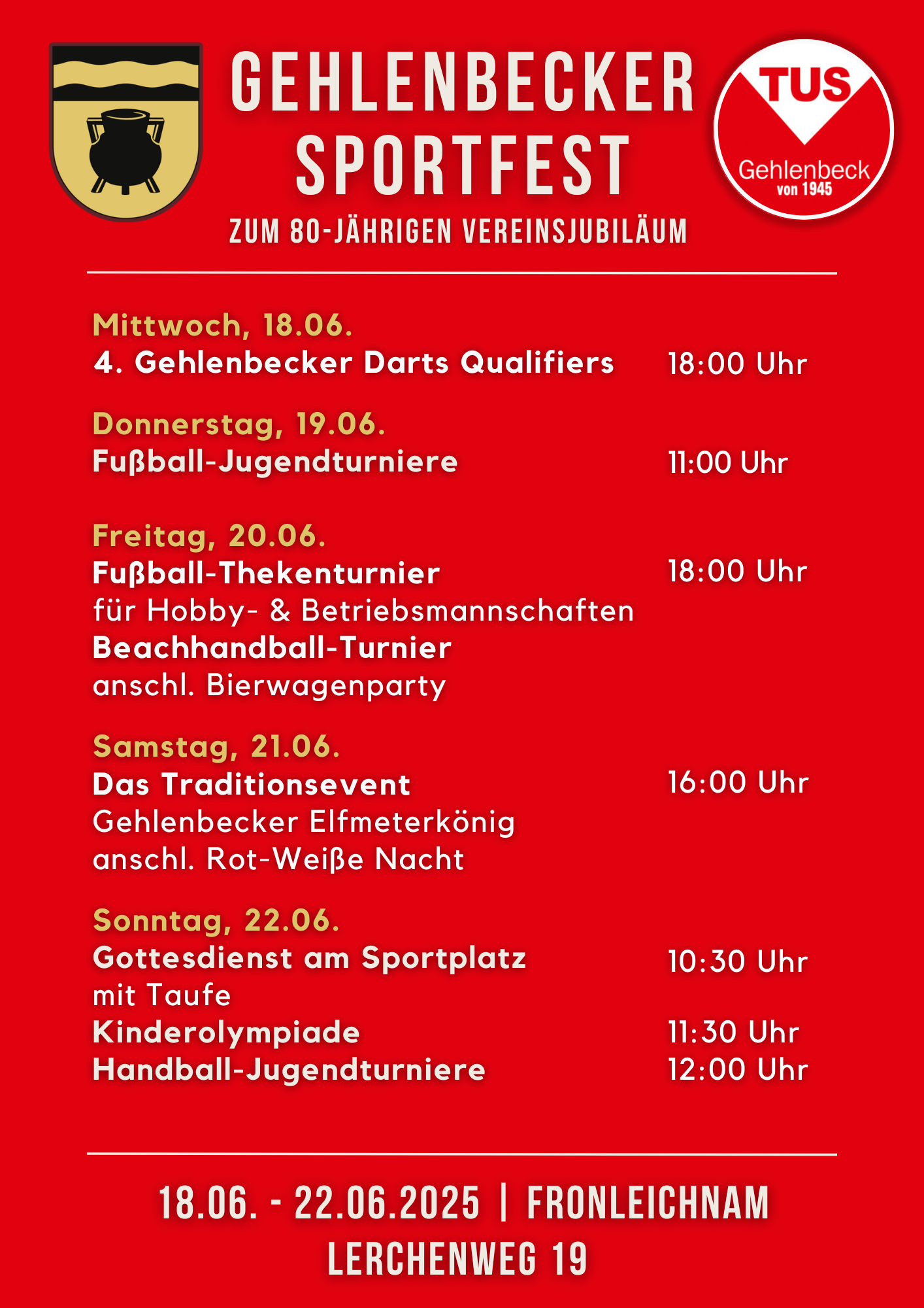 Flyer Sportfest